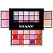 SHANY Fierce & Flawless All-in-One Makeup Set Compact with Mirror, 15 Eye Shadows, 2 Bronzers, 2 Blushes and 15 Lip/Eye Glosses - Applicators Included