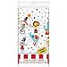 Unique Party 72473 Carnival Circus party tovaglia di plastica, 1.37 m x 2.13 m