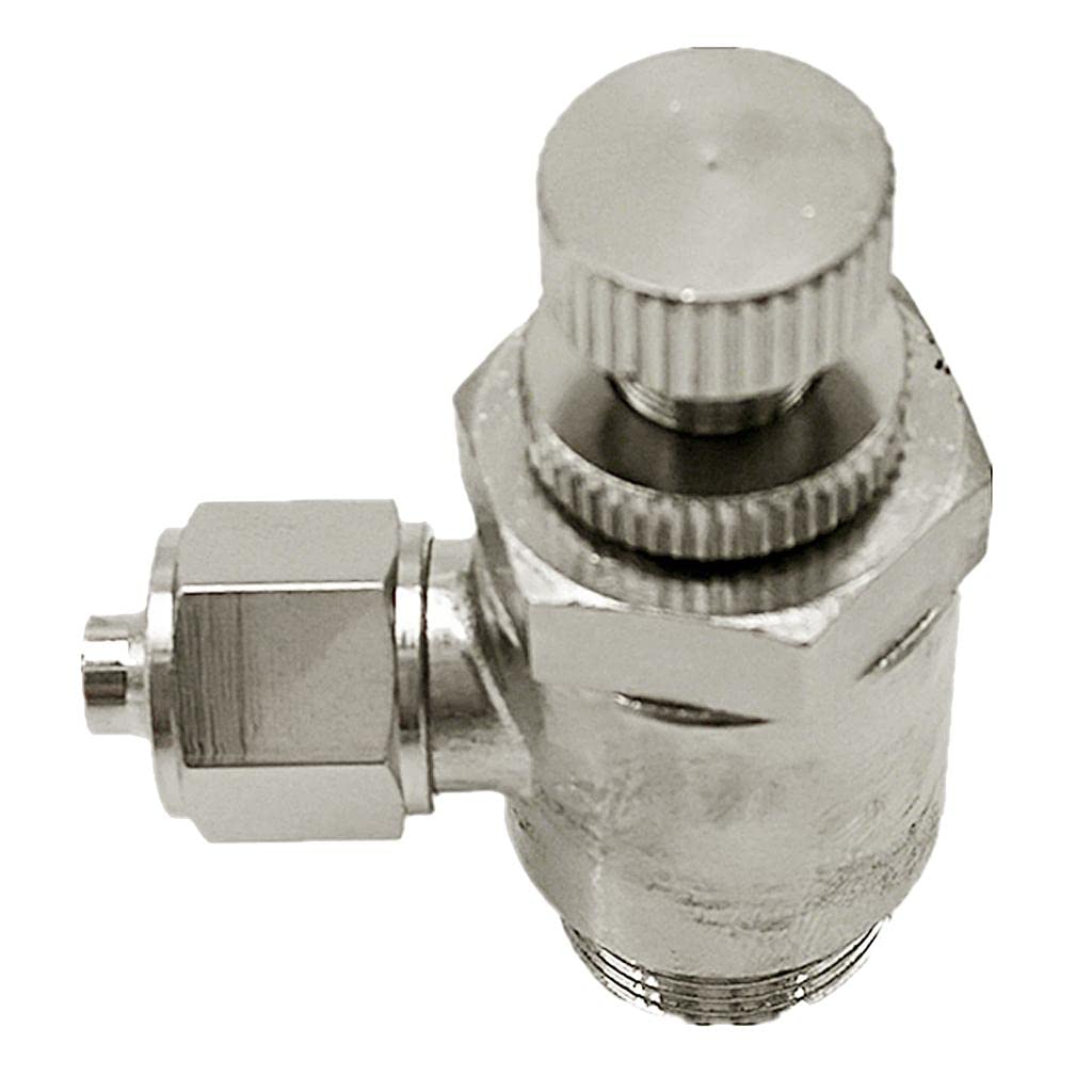 Losa Full Copper Pneumatic Flow Control Valve Air Valve Throttle 4x1.5x3.5cm-image-10