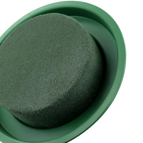 Mousse florale bloc rond pour stabiliser vos fleurs de décoration - 4