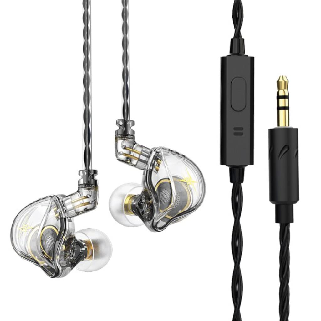 QKZ ZXT IEM Wired Earphone, 10MM Composite Magnetic Dynamic Coil