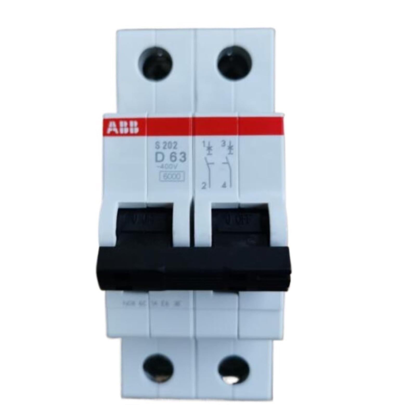 VSPPJYFG 1PCS Miniature Circuit Breaker S202-D63 2P 63A