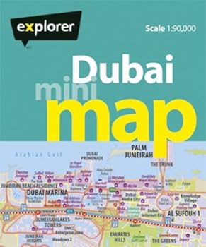 Map Dubai Mini Map [French] Book
