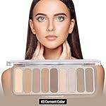 9 Colors Matte Naked Eyeshadow Palette Neutral Nude Smoky Eye Shadow Pallet Gray Taupe Brown High Pigmented Ultra-Blendable Waterproof Long Lasting Makeup Palettes Suitable for Older Women - Image 2
