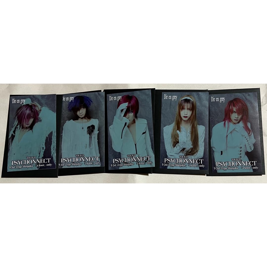 DIR EN GREY会場限定ステッカーポストカード DIR EN GREY メンバーが