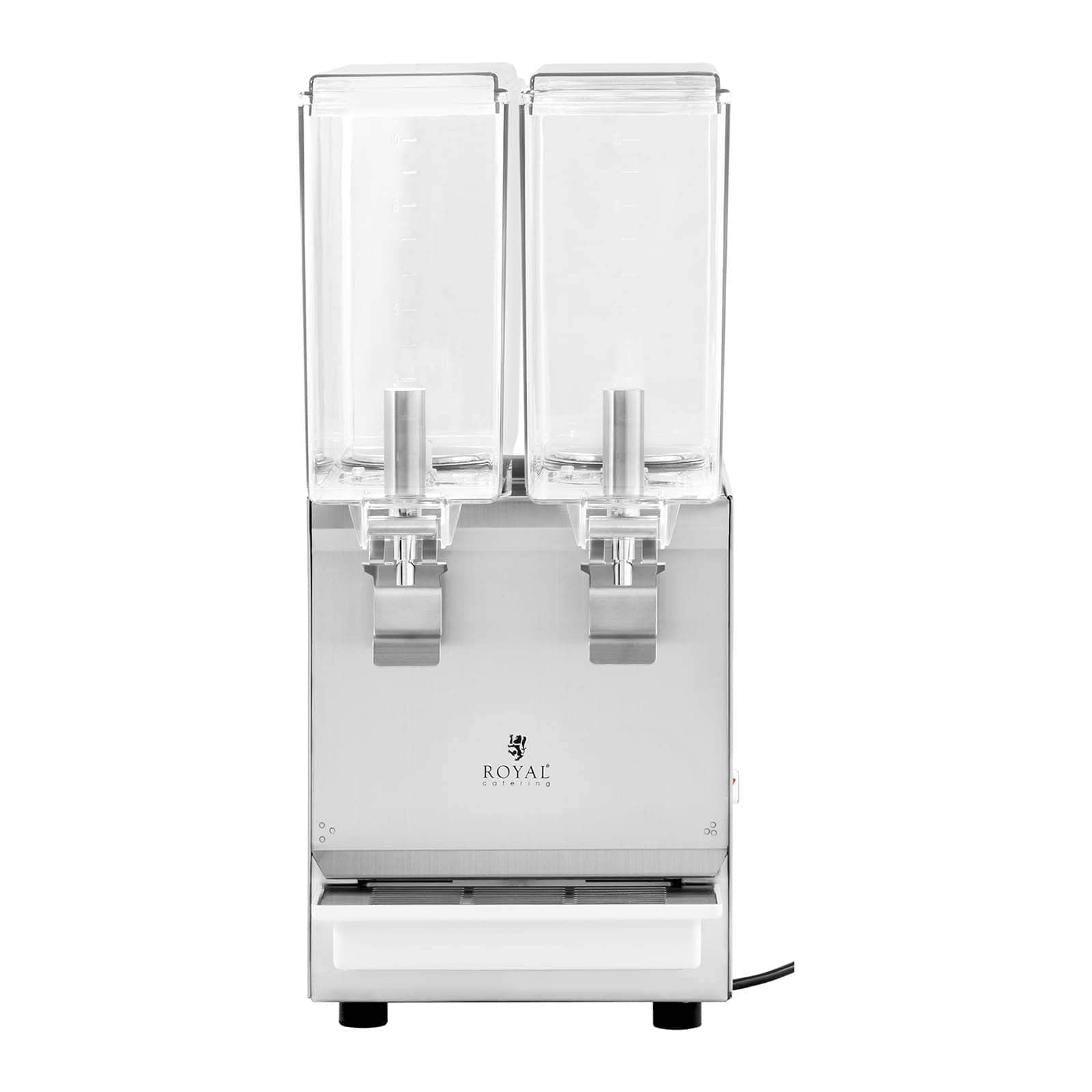 Royal Catering Dispenser Bibite con Rubinetto RC-JDD02 (2 x 10 l, con sistema di raffreddamento)