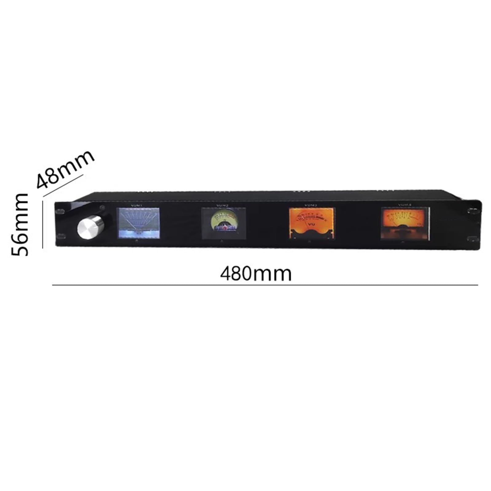 Misuratore VU a 4 Canali, Analizzatore Di Spettro Audio, Con Ingressi E Uscite RCA, 10 Modalità Di Visualizzazione, Luminosità E Guadagno Regolabili, Per Studi Musicali, Home Theater E Palcoscenici
