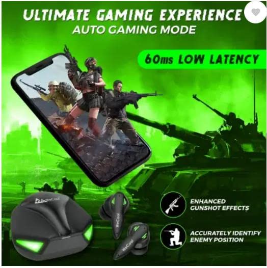 Image of (Refurbished) WeCool Moonwalk M4 Gaming Earbuds with 60ms Low Latency Bluetooth Headset (Black True Wireless)