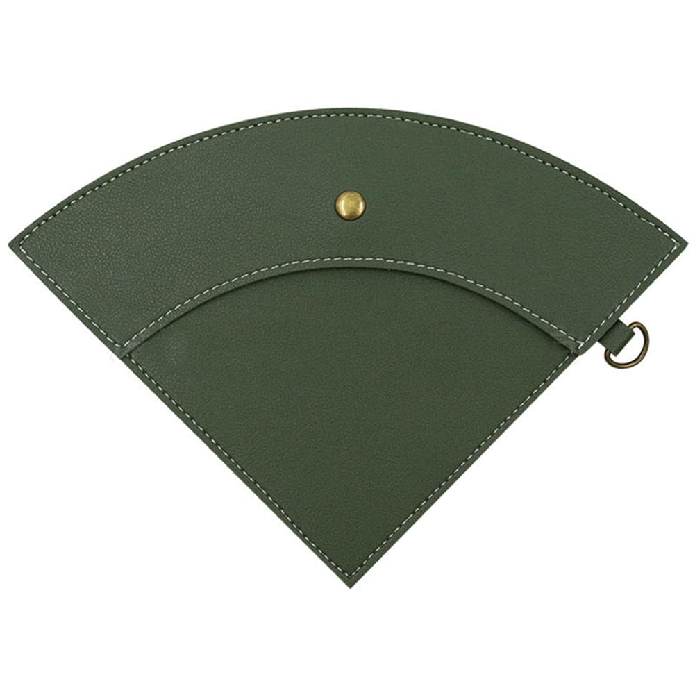 CTRLZS PU Leather Coffee Filter Paper Storage Bag for Coffee Dripper Waterproof Coffee Filters Holder Pouch Camping Supplies,C