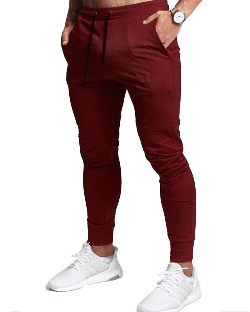 EVERWORTH Men's Joggers Sweatpants Men's Slim Jogger Pants Tapered Gym Running Workout Pant with Deep Pockets