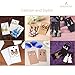 BEADNOVA Earring Cards for Display 100 Pcs Kraft Paper Earring Display Cards Ear Studs Card Jewelry Card (2 x 3.5 Inches, Brown)