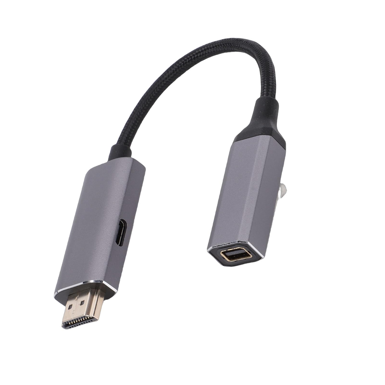 1080P 60Hz HD-auf DisplayPort-Kabel, Aluminiumlegierung, Unidirektionaler HD-Stecker auf -DisplayPort-Buchse, Kabel mit USB- für PC, Laptop, Spielekonsolen, OS X Pro
