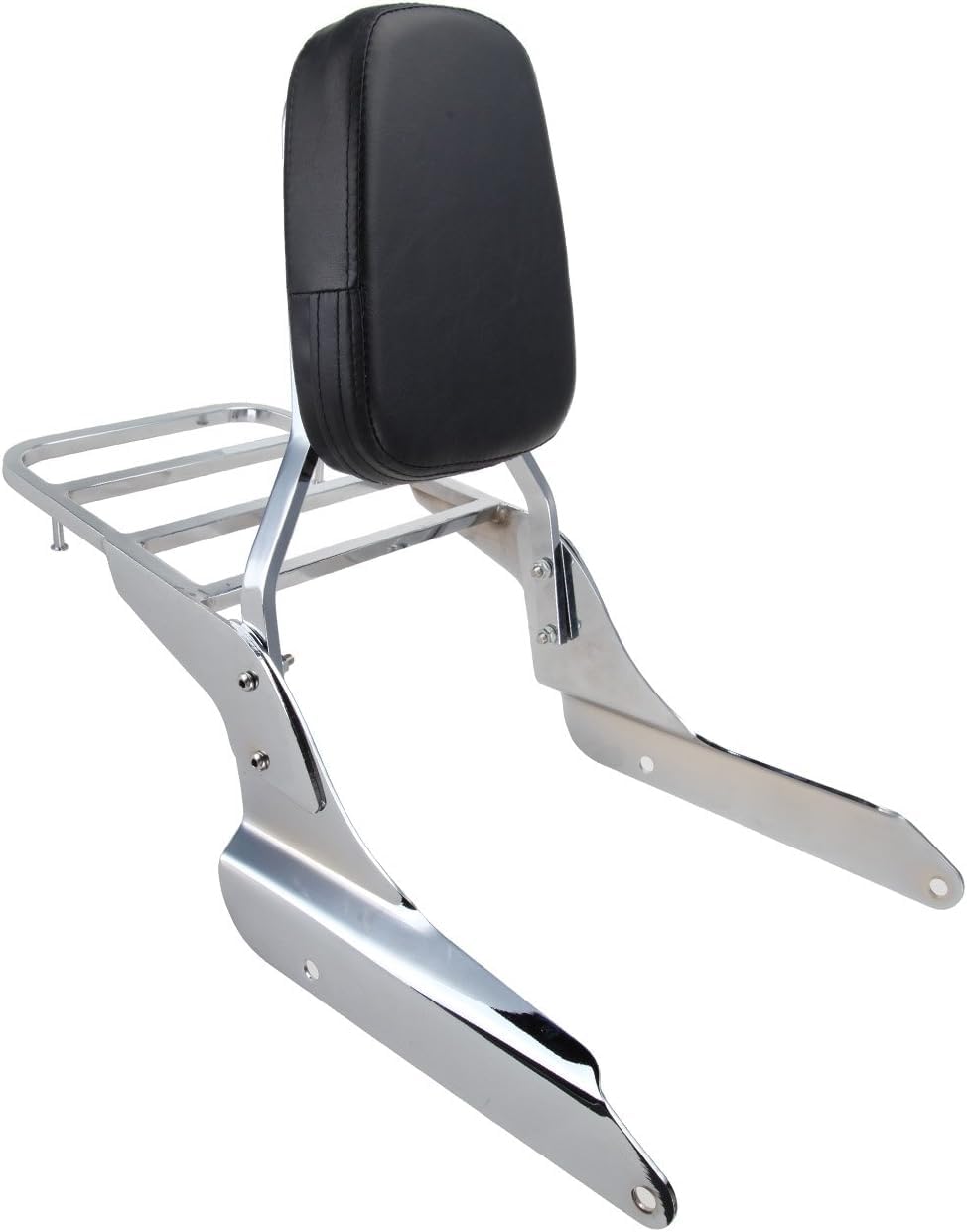 Sissy Bar avec Porte-Bagages Coussin pour Honda Shadow VT600 VLX600 00-07 | Dossier pour Passager