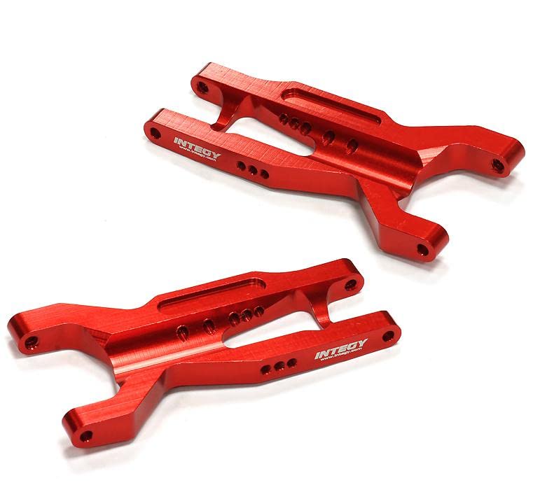 Integy RC Upgrades for Traxxas 2WD, Billet Machined Rear Suspension Arms for Traxxas 1/10 Slash 2WD