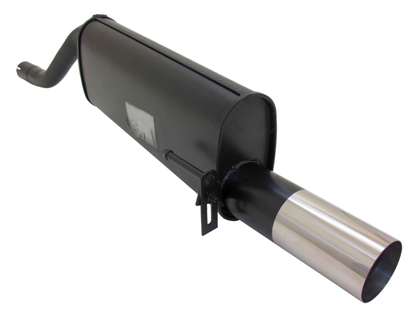 Novus Sportauspuff Endschalldämpfer Gruppe N A1151E90RL mit Endrohr 1 x 90mm RL-Design