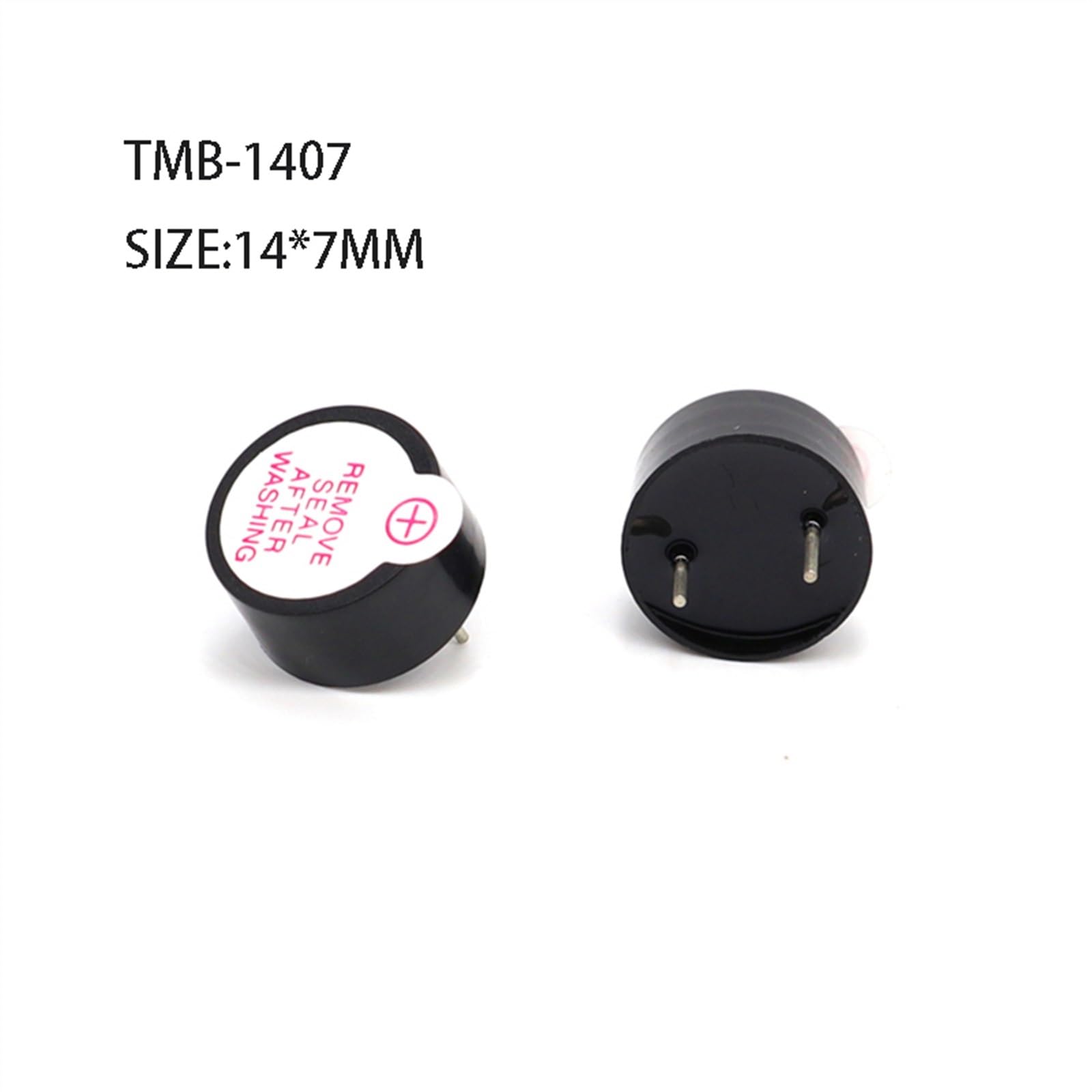 WUZDPRCJ 50pcs 1407 Active Integrated piezoelectric Buzzer 14 * 7MM DC high Decibel Buzzer 3-24V high Temperature Resistance