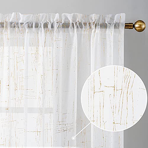 Add A Glamorous Touch To Your Home With The Best Gold Metallic Sheer