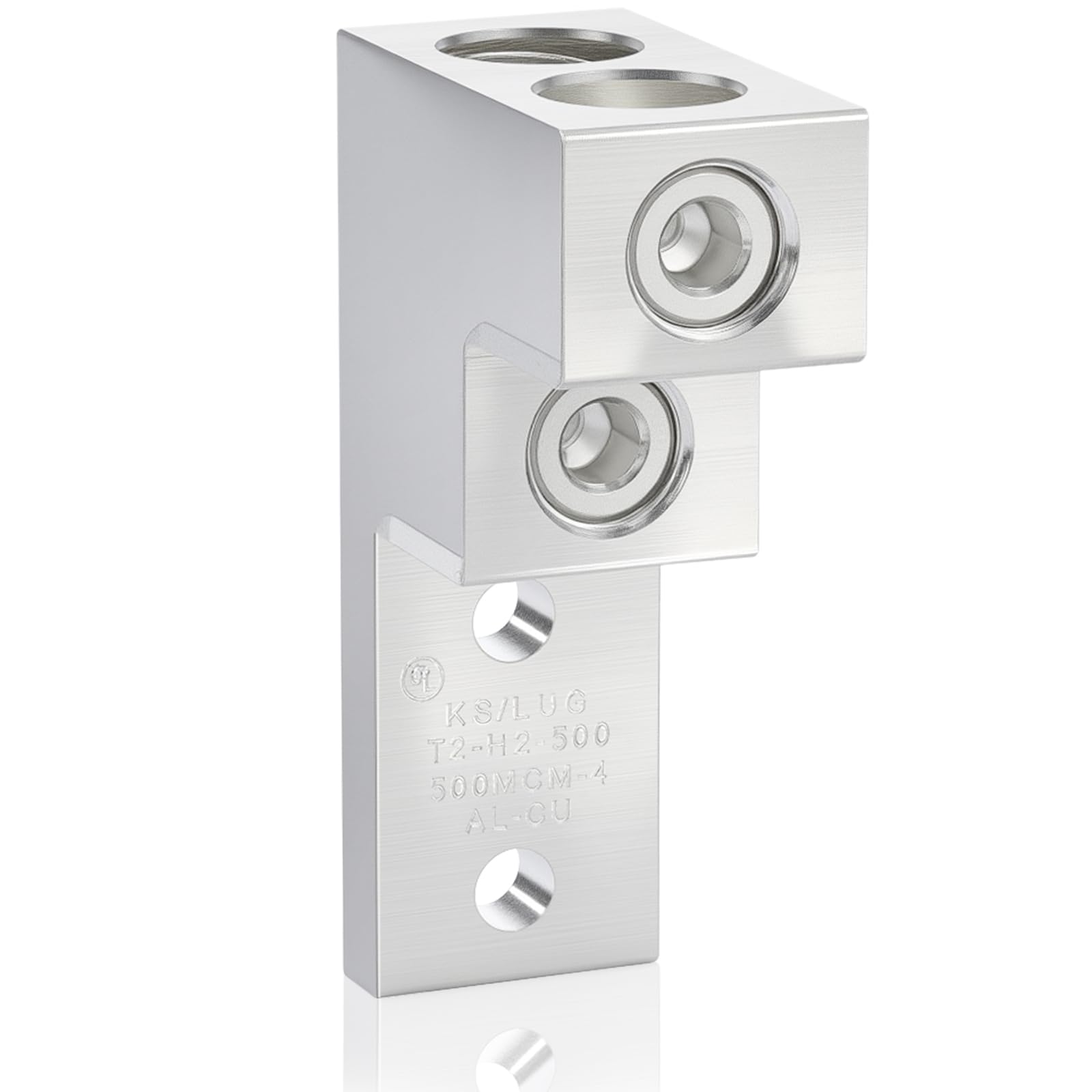 Photo 1 of Relaxweex 1 Pack Mechanical Panelboard Lug Grounding Mechanical Lug Two Conductors, 500 Awg, 500mcm - 4/0 Str Wire Range