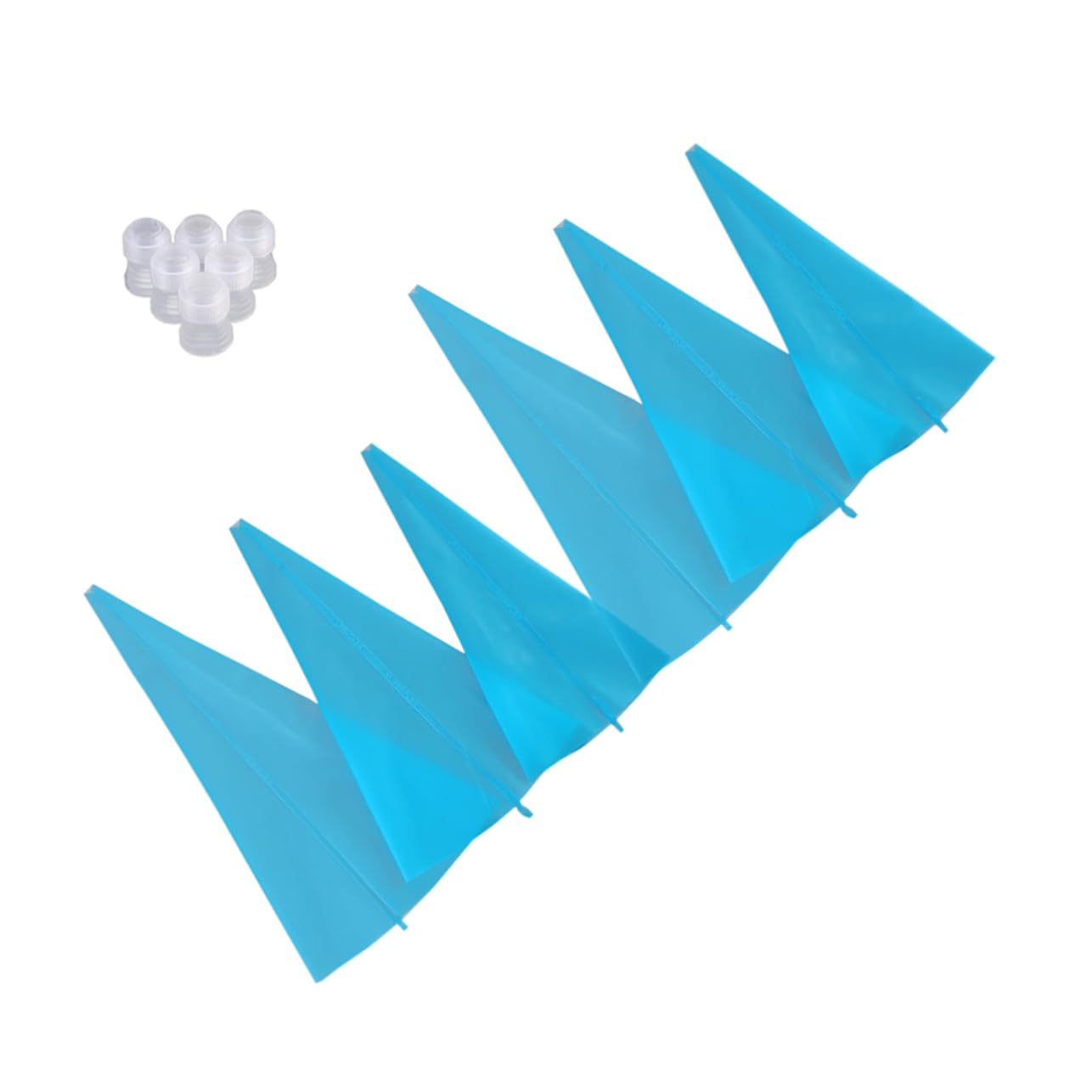 Ciieeo Juego De 3 Mangas Pasteleras Y Boquillas para Decorar Pasteles Herramientas De Silicona Reutilizables para Hornear 6 Piezas X 3