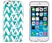 iPhone 6 Case, DandyCase PERFECT PATTERN *No Chip/No Peel* Flexible Slim Case Cover for Apple iPhone 6 (4.7" screen) - LIFETIME WARRANTY [Turquoise Geometric Grunge]