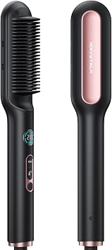 Wavytalk Blowout Boost Thermal Brush Pink and Sleek Sweep Straightener Brush