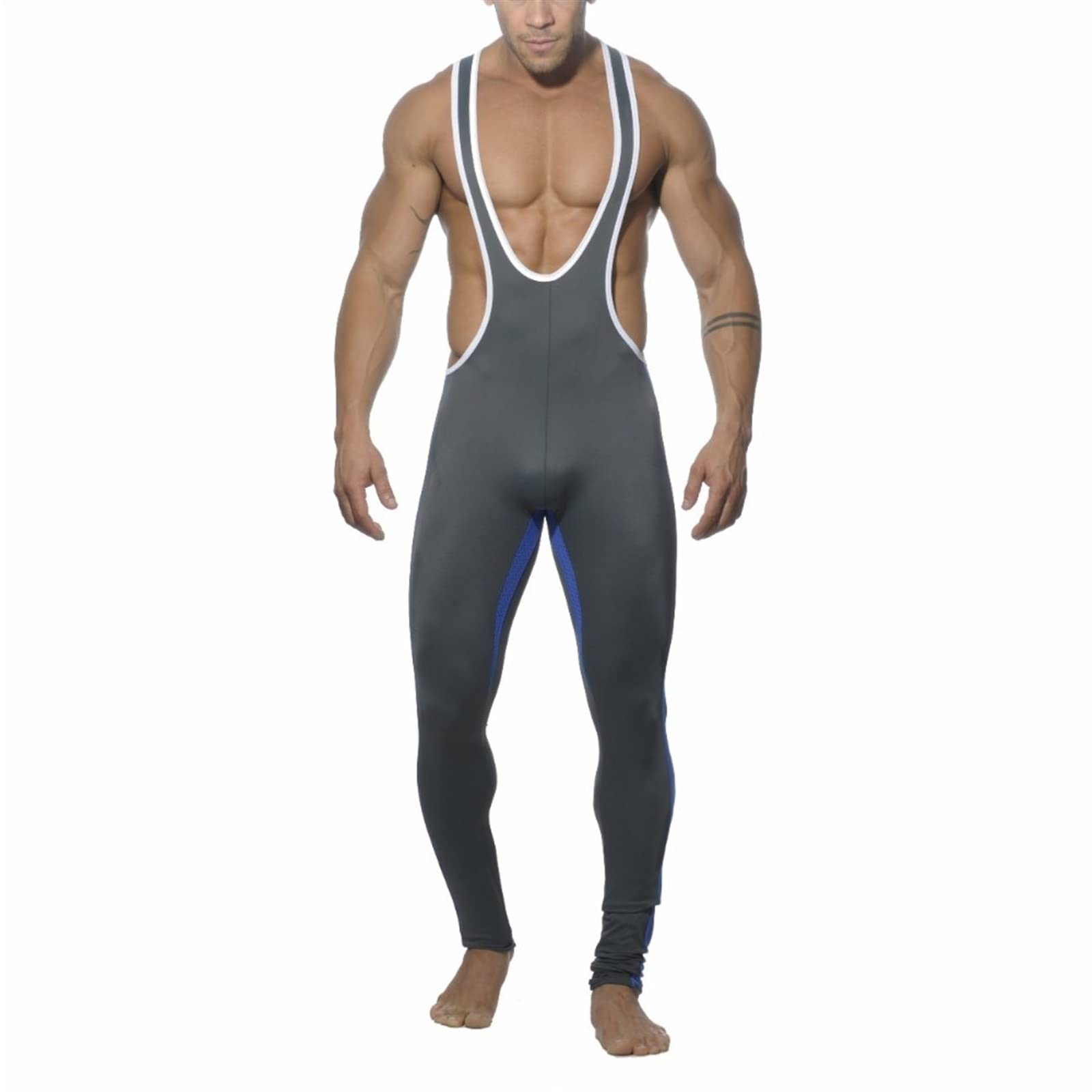Herren-Wrestling-Singlet-Turnanzug – enge Trikots, Ganzanzüge, Jogginghosen, einteilige Badebekleidung, Ganzkörper-Bodywear-Strumpfhosen