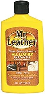 MR. LEATHER Cleaner and Conditioner - Leather Conditioner to Shine & Protect – Leather Protector Liquid – Use as Sofa Cleaner, Boot Cleaner, or Furniture Cleaner (8 oz)