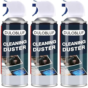 Compressed Air Duster : Air Duster for PC Cleaning - Computer Air Duster Blower for Laptop - Reusable Car Dusters Airduster