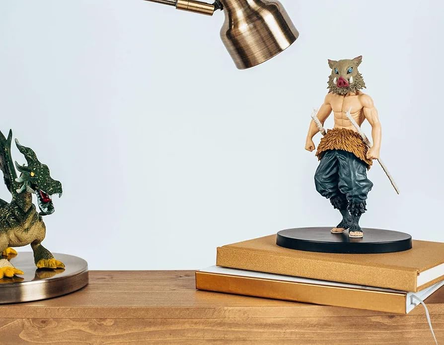 Image of Abelestore Inosuke Hashibira Action Figure - Demon Slayer Anime Collectible | Highly Detailed PVC Statue with Dual Nichirin Blades for Anime Fans, Desk Decor, or Collectors