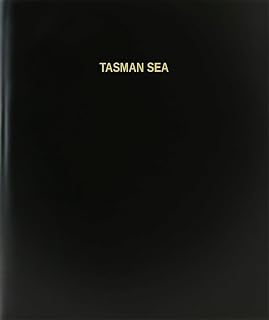BookFactory Tasman Sea Log Book/Journal/Logbook - 120 Page, 8.5''x11'', Black Hardbound (XLog-120-7CS-A-L-Black(Tasman Sea Log Book))
