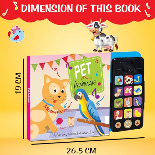 Image of Sound Book | Interactive Musical Board Book for Toddlers | Fun and Educational Noisy Book for Toddlers (Pet Animal)