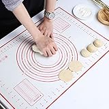 ➤ INCLUYE MEDIDAS: Tiene una tabla de medidas (pulgadas y centímetros), incluye una table de equivalencia de temperaturas. Resist temperaturas de-40 ° C (-40 ° F) a 230 ° C (450 ° F). Podrá meterlo en el congelador, el microondas o el horno.