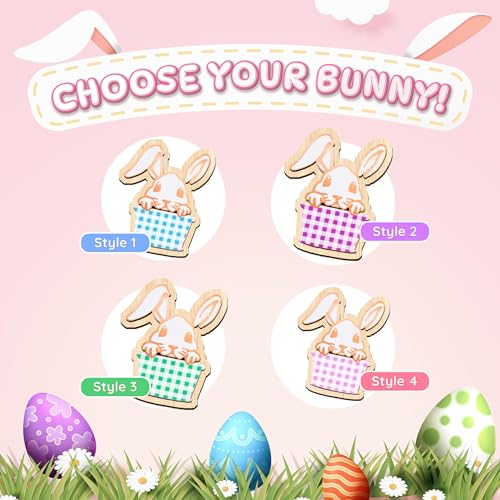 Easter Money Holder, Easter Basket Stuffers With 3 Bunny Tags, Easter Gifts for Teens, Easter Gifts for Adults, Money Holder for Gift, Easter Bunny Money Gift3