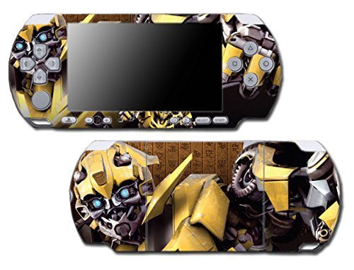 Transformers Bumblebee Camaro Autobots Toy Movie Video Game Vinyl Decal Skin Sticker Cover for Sony PSP Playstation Portable Slim 3000 Series System
