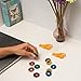 YoungRich 12 Pcs Finger Massager Ring Including 2 Pcs Rolling Hand Massager and 10 Pcs Massage Rings Fidget Sensory Toys Set for Relieving Stress Relaxing Overworked Fingers Toes