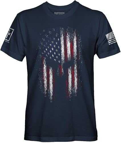 USA American Spartan Patriotic Camiseta para hombre
