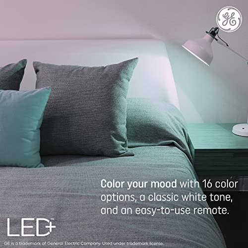 Image of GE LED+ Color Changing LED Light Strip with Remote, 13W, Music Syncing Strip Light, 32ft