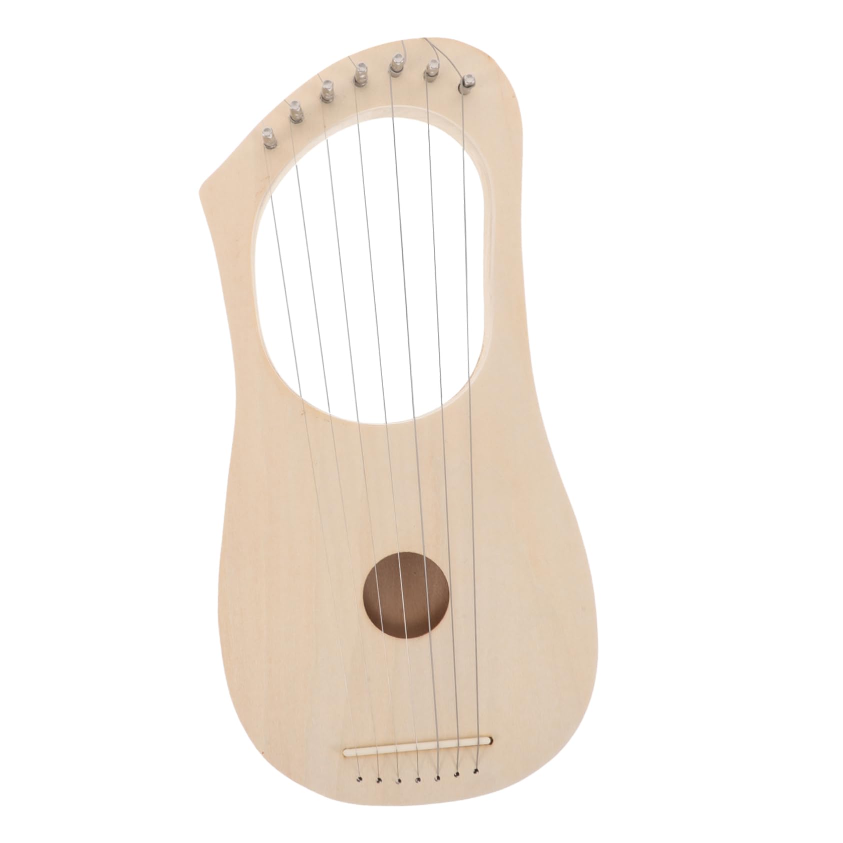HANABASS Kit Fai da Te Arpa Lira in Legno con 7 Corde, Facile da Assemblare, Design Unico, per Principianti e Intrattenimento Familiare