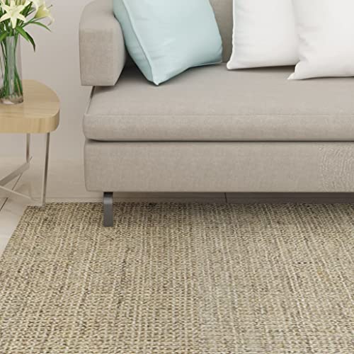 LLEZKBR Alfombra de sisal natural, 66 x 350 cm, color verde
