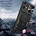Lucyliy Compatible with CMF Phone 2 Pro Case [with Tempered Glass Screen Protector] for CMF Phone 2 Pro Phone Case Black