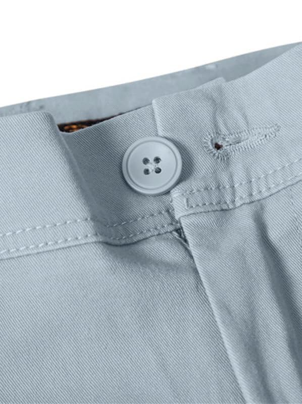 Men's Comfort Slim-fit Stretch Chino Pant Flat Front Solid Casual Pants4