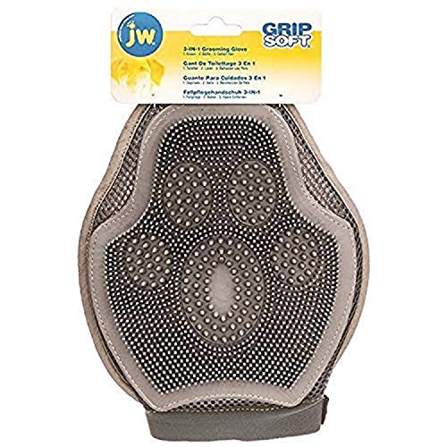 Gripsoft All-in-One Dog Grooming Glove – Brush, Deshed, Massage
