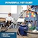 Powr-Flite Newton Compact Vacuum Cleaner Canister with HEPA Filtration, Portable Vacuum for Hardwood Floors and Rugs, PV610-Q10-U