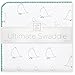 SwaddleDesigns Ultimate Swaddle Blanket, Made in USA, Premium Cotton Flannel, SeaCrystal Mama and Baby Chickies