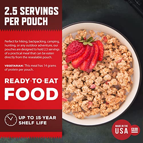 Readywise Outdoor Strawberry Granola Crunch, Freeze-Dried Backpacking And Camping Meals, Tasty Meals And Snacks For Hiking, Backpacking, Or Emergency Preparedness, Pack Of 1 #TOP3