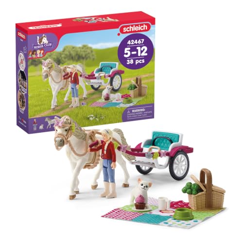 Schleich Horse Club - 38Pc Small Carriage and Picnic Playset | 42467