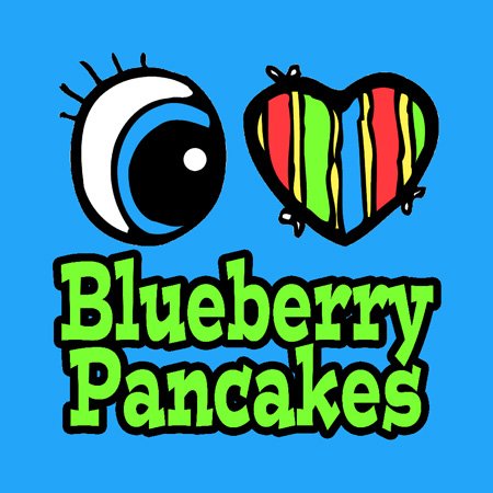 Interrupteur à bascule 3dRose Blueberry Pancakes multicolore de 2,5 cm