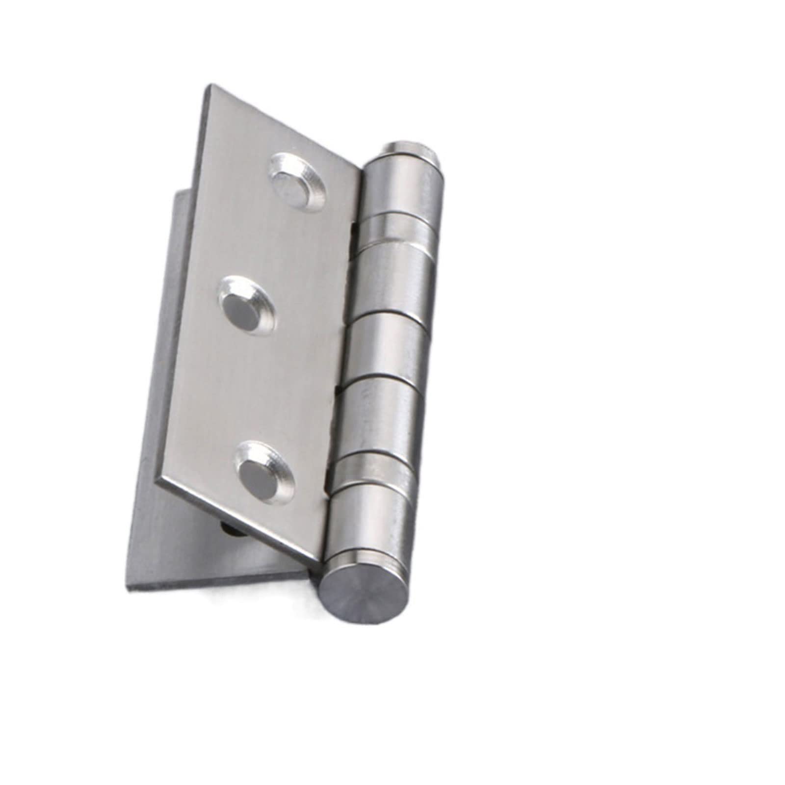 Accesorios de rodamiento de Bolas de Alta dureza de Acero Inoxidable, 2 uds, bisagra Plana Interior y Exterior, Armario de Puerta Resistente