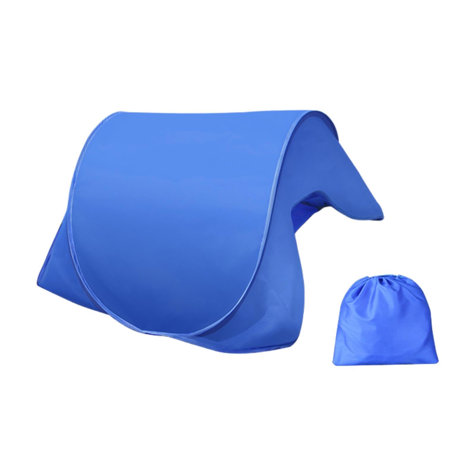 Instant Canopy Automatic Shade Tent Park Camping Mini Beach Head Sun Shelter Blue1 Mini Beach Tent Tents & Canopies Camping & Hiking | Outdoor Sports |Sporting Goods-image-29