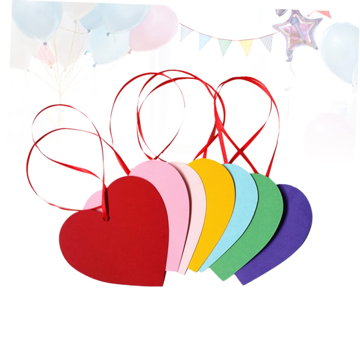 STOBOK 150 Stk Hochzeitskarten Babygeschenke Für Babys Baby-geschenk Hochzeitsbanner-karte Grußkarten-sortiment Weihnachtsgeschenkanhänger Aus Papier Karte in Herzform Erntedankfest-karte